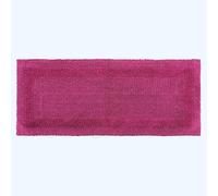HOMESCAPES Grand Tapis de Bain de Luxe 1600 g/m² Extra Doux 100% Coton réversible, antidérapant, Lavable, Super Absorbant, séchage Rapide, 40 x 100 cm, Framboise