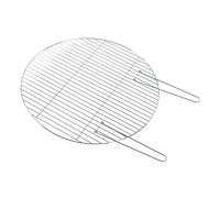 Grille de barbecue - HOMESCAPES - 60 cm de diamètre - Métal chromé - Accessoire indispensable de l'été