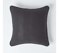 HOMESCAPES Housse de Coussin en Coton Noir Rajput, Housse de Coussin 60x60 cm