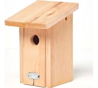 HOMESCAPES Maison d'oiseaux en bois véritable Roitelet