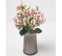 HOMESCAPES Marguerites sauvages - Bouquet de fleurs artificielles roses, 46 cm