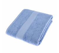 HOMESCAPES Maxi Drap de Bain en 100% Coton Turc - Ultra Doux et Absorbant - 500 g/m² - Bleu Clair - 100 x 180 cm