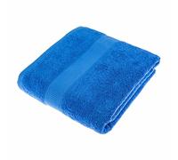 HOMESCAPES Maxi Drap de Bain en 100% Coton Turc - Ultra Doux et Absorbant - 500 g/m² - Bleu Roi - 100 x 180 cm