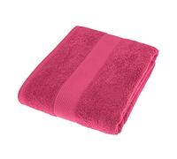 HOMESCAPES Maxi Drap de Bain en 100% Coton Turc - Ultra Doux et Absorbant - 500 g/m² - Framboise - 100 x 180 cm