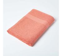 HOMESCAPES Maxi Drap de Bain en 100% Coton Turc - Ultra Doux et Absorbant - 500 g/m² - Orange - 100 x 180 cm