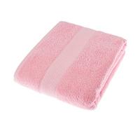 HOMESCAPES Maxi Drap de Bain en 100% Coton Turc - Ultra Doux et Absorbant - 500 g/m² - Rose - 100 x 180 cm