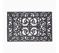 HOMESCAPES Paillasson Tapis d’extérieur en Caoutchouc ajouré, 60 x 40 cm