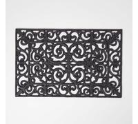 HOMESCAPES Paillasson Tapis d’extérieur en Caoutchouc ajouré, 70x45 cm