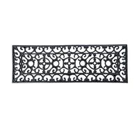 HOMESCAPES Paillasson Tapis d’extérieur en Caoutchouc ajouré, 75 x 25 cm