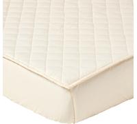 HOMESCAPES Protège-matelas matelassé en coton bio, 150 x 200 cm