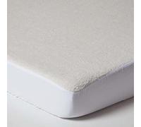 HOMESCAPES Protège Matelas Polaire pour lit bébé, Drap Housse 70x140 cm, Lot de 2