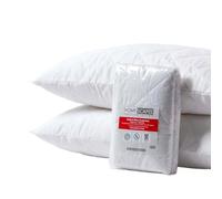 HOMESCAPES Protège Oreiller matelassé en Polycoton, Alèse de Protection pour Oreiller 50 x 90 cm, Lot de 2
