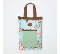 HOMESCAPES Repose Genoux de Jardinage à Motif Roses, Coussin de Jardinage avec Poche