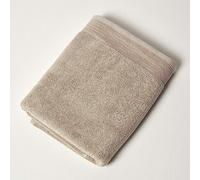 HOMESCAPES Serviette de Bain 70 x 130 cm en 100% Coton égyptien Premium 700 g/m², Linge de Bain Taupe