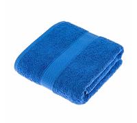 HOMESCAPES Serviette de Bain en 100% Coton Turc - Ultra Doux et Absorbant - 500 g/m² - Bleu Roi - 70 x 130 cm