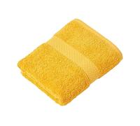 HOMESCAPES Serviette de Bain en 100% Coton Turc - Ultra Doux et Absorbant - 500 g/m² - Ocre - 70 x 130 cm