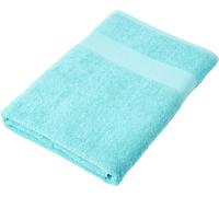 HOMESCAPES Serviette de sauna 100% coton turc 500g/m² Serviette de plage 100x180cm - aqua turquoise