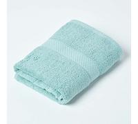 HOMESCAPES Serviette invité en 100% Coton Turc - Ultra Doux et Absorbant - 500 g/m² - Vert Menthe - 40 x 60 cm