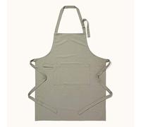 HOMESCAPES Tablier de cuisine Uni Gris