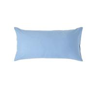 HOMESCAPES Taie d’Oreiller 40x80 cm en 100% Coton égyptien 200 Fils, Taie d’Oreiller rectangulaire Coloris Bleu