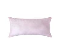 HOMESCAPES Taie d'oreiller 40x80 cm en Percale de Coton égyptien 330 Fils - Lot de 2, Taie d’Oreiller rectangulaire, Coloris Rose
