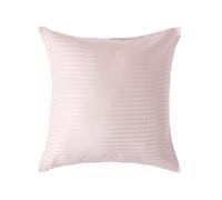 HOMESCAPES Taie d'oreiller 60x60 cm en Percale de Coton égyptien 330 Fils - Lot de 4, Taie d’Oreiller carrée, Coloris Violet