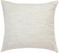 HOMESCAPES Taie d'oreiller aspect lin naturel 45 x 45 cm