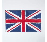 HOMESCAPES Tapis de Bain décoratifs Drapeau Royaume Uni de 45 x 75 cm en 100% Coton