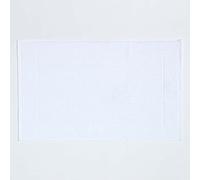 HOMESCAPES Tapis de Bain Uni 100% Coton Turc Imperial 50 x 80 cm - Blanc - Tapis Salle de Bains Extra Doux - Tapis Douche