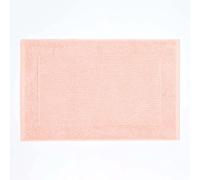 HOMESCAPES Tapis de Bain Uni 100% Coton Turc Imperial 50 x 80 cm - Pêche - Tapis Salle de Bains Extra Doux - Tapis Douche