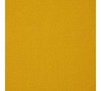 HOMESCAPES Tissu en coton uni Jaune moutarde, Tissu au mètre 100x150 cm, Tissu d’ameublement pour décoration DIY Patchwork couture