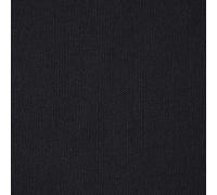 HOMESCAPES Tissu en coton uni Noir, Tissu au mètre 100x150 cm, Tissu d’ameublement pour décoration DIY Patchwork couture