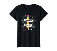 Homeschool Mom: Enseignant sans salaire Éducation drôle T-Shirt, Femme, Noir, S