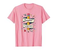 Homeschool Mom: Enseignant sans salaire Éducation drôle T-Shirt, Homme, Rose, L
