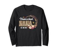 Homeschool Nana Just Add Coffee Leopard Fête des Mères Manche Longue