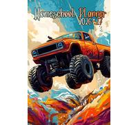 Homeschool Planner 2026/27: Includes weekly schedules with large spaces for task notes, and sections for summarizing study materials for children and youth.