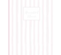 Homeschool Teacher Planner: Pink Watercolor Stripes