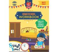 Homeschool Workbook Age 8-9 Grade 3: A workbook of English, Math & Art activities for homeschooling kids aged 8-9 (Grade 3)