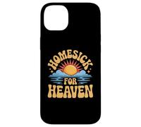 Homesick for Heaven Funny Groovy Hippie God Meme Coque pour iPhone 14 Plus