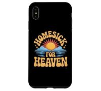 Homesick for Heaven Funny Groovy Hippie God Meme Coque pour iPhone XS Max