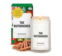 Homesick The Nutcracker Bougie parfumée de qualité supérieure - Senteurs de cannelle, clou de girofle, noix de pécan, 400 g, combustion de 60 à 80 heures, mélange de soja naturel, décoration