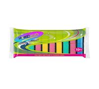 HOMESmith Lot de 10 éponges absorbantes pour Vaisselle en Mousse, Couleurs mélangées