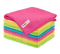 HOMESmith Lot de 4 Chiffons de Nettoyage en Microfibre de qualité supérieure
