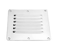 HomeSoGood Grille d'aération carrée en acier inoxydable estampillée pour aérations marines