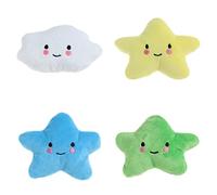 HomeSoGood Lot de 4 jouets à mâcher interactifs en forme d'étoile pour chien