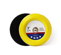 HOMESOM 2 pièces 4 pouces plaque de support pour polisseuse de voiture outil de polissage à double action crochet et boucle tampons de support 5/16 "24t