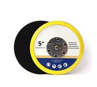 HOMESOM 2 pièces 5 pouces plaque de support pour polisseuse de voiture outil de polissage à double action crochet et boucle tampons de support 5/16 "24t