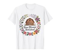Homesteading Small Holding Home Bloomin Homestead Farming T-Shirt