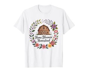 Homesteading Small Holding Home Bloomin Homestead Farming T-Shirt