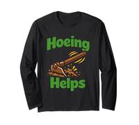 Homesteading Therapy Land is My Therapy Cadeau autosuffisant Manche Longue